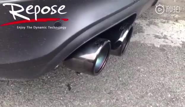 18款保时捷卡宴3.0T Repose阀门款运动排气 装车效果