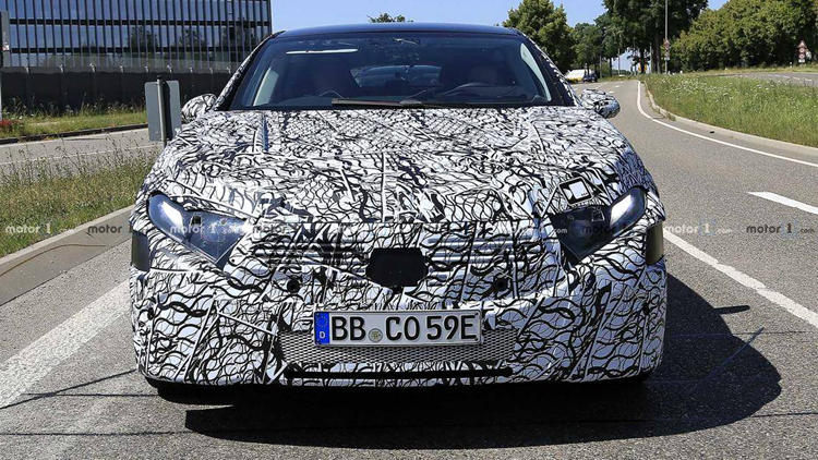 奔驰纯电动旗舰EQS路试谍照曝光 竞品锁定特斯拉Model S