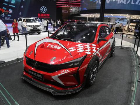 东风风神D53赛车，杨曦、谢欣哲、黄福金座驾，上海车展实拍！