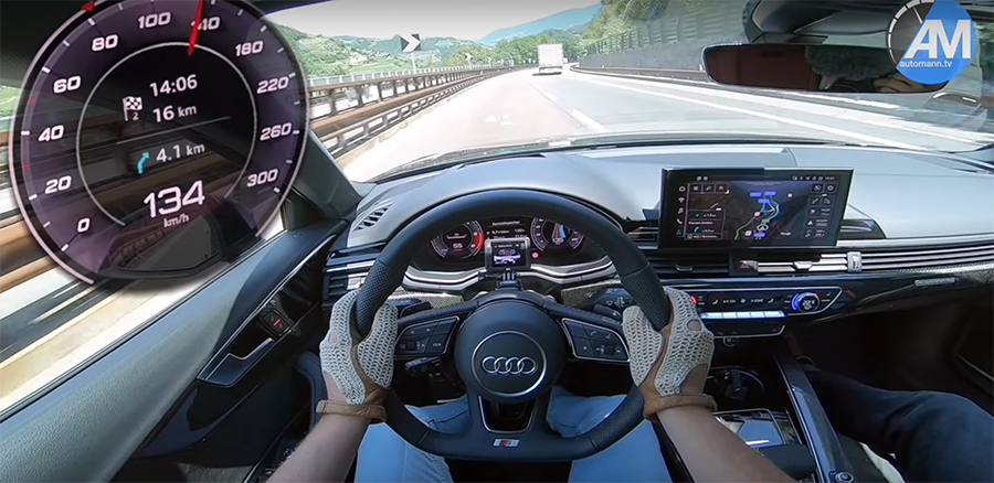 Audi S4 Avant TDI柴油跑旅到底有多快?