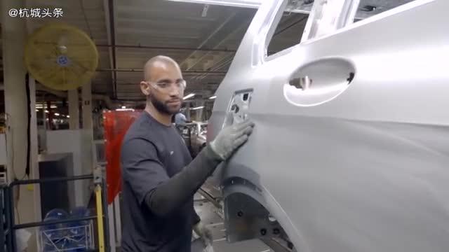 全方位带你走进宝马X7美国斯帕坦堡组装生产线