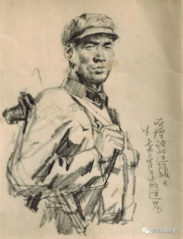 画家笔下参加对越自卫还击战的中国军人|速写_新浪新闻