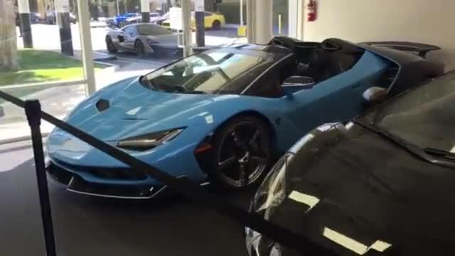 250万兰博基尼百年跑车到纽波特海滩!