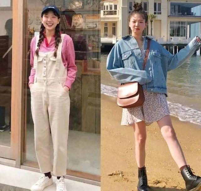 160cm女生,160cm女生120斤体型图 适合160cm女生的元气少女风,半身裙连衣裙男友球衣,清甜又