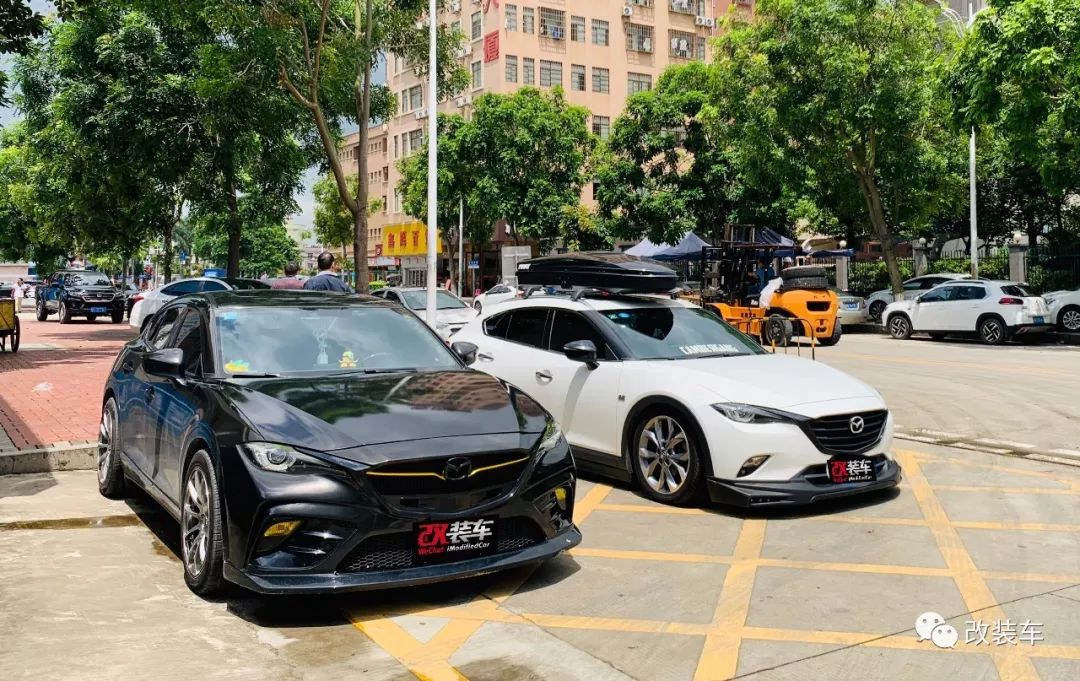 因为中意阿特兹旅行版,车友将马自达CX-4打造成低趴姿态!
