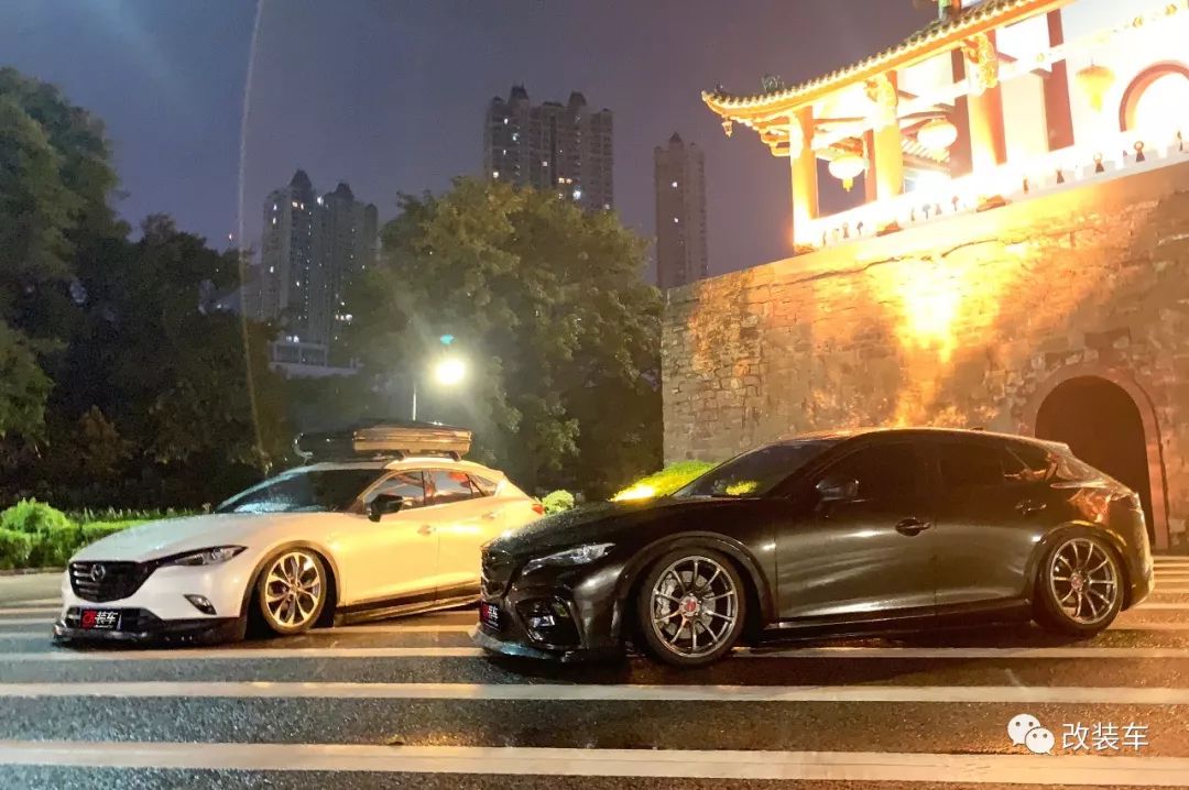 因为中意阿特兹旅行版,车友将马自达CX-4打造成低趴姿态!