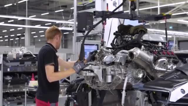 汽车视频：德国本土-最新奥迪R8生产线