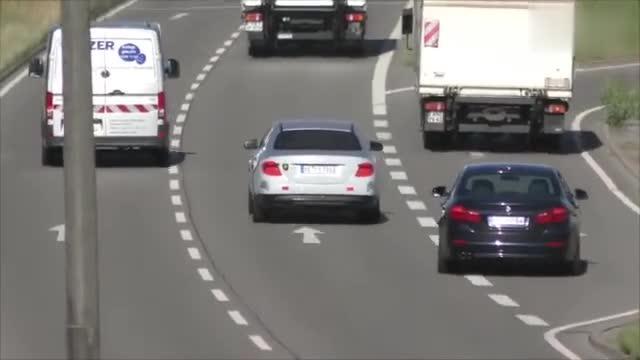 新款奔驰E级三厢/旅行版谍照视频