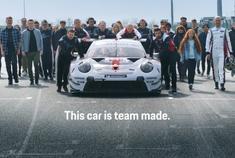 中置后驱，全新保时捷 911 RSR赛车。