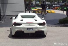 法拉利488Spider白色，内饰外观声浪详情，迈阿密进口。