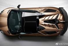 日内瓦的兰博基尼Aventador SVJ跑车Ditches Roof