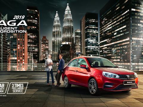 小改款Proton Saga马来西亚发表