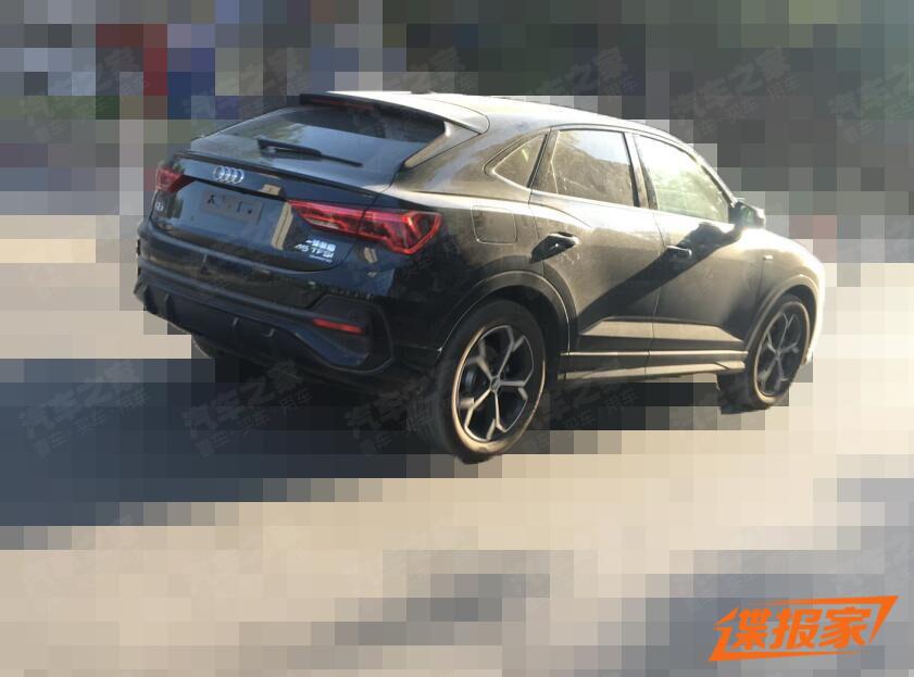 国产奥迪Q3 Sportback谍照曝光，溜背式设计，非常亮眼