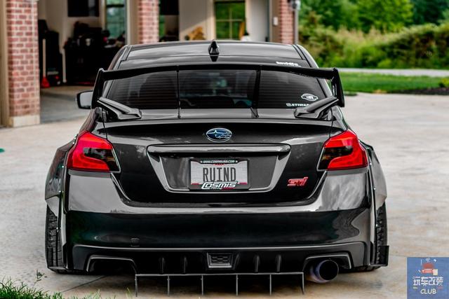 一辆改装界“老生常谈”但“极其耐看”的斯巴鲁WRX STI!