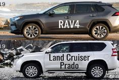 2019款丰田RAV4与普拉多，内饰外观全方位对比