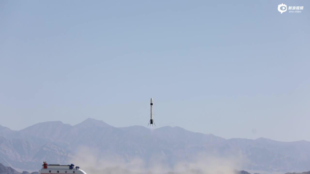 视频-八百流沙极限赛 天翎客航可回收火箭试发