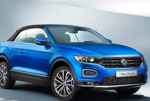 将于法兰克福车展亮相 大众T-Roc敞篷版官图