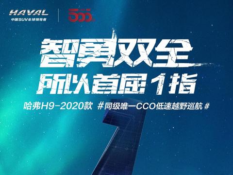 哈弗H9-2020款，同级唯一CCO低俗越野巡航