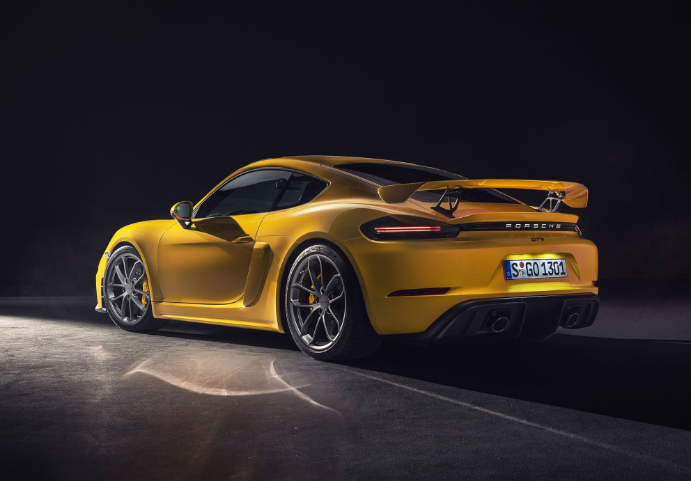 保时捷718 Cayman GT4国内外观专利图曝光，最大马力提升至420匹