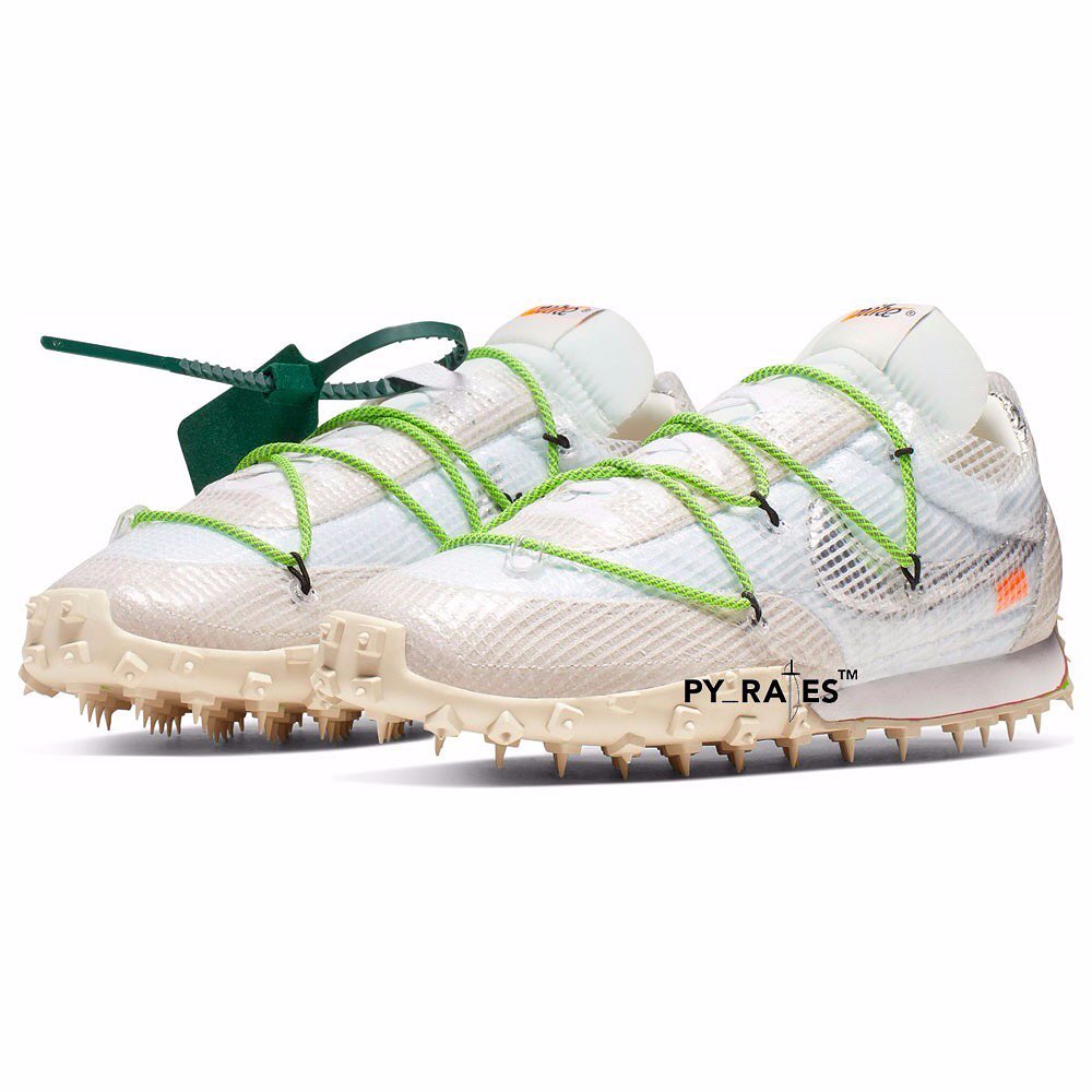 最適な材料 Waffle 女版白CD8180-100代購 正品】OFF-WHITE x Racer