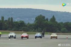 迈凯轮vs保时捷vs 奥迪vs尼桑，这场超跑直线加速赛真是太给力了