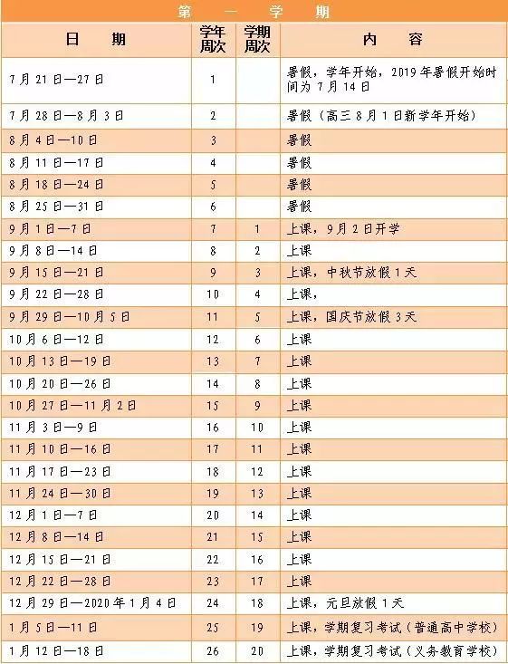 定了！今年9月1日不开学？深圳最新校历出炉