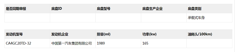 搭载2.0T发动机 一汽奔腾T99动力参数曝光