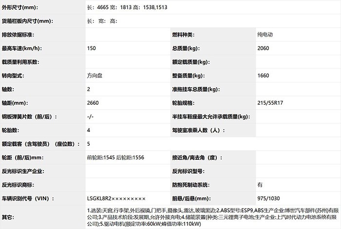 将于成都车展亮相 雪佛兰MENLO EV申报图曝光