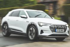 奥迪纯电SUV实拍！即将入华国产，尺寸比奔驰EQC还大