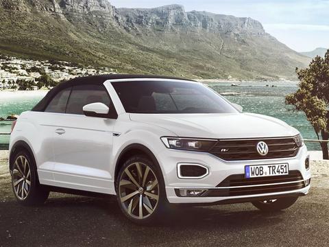 绝美上空！更具风情更个性的SUV，大众T-Roc敞篷版曝光