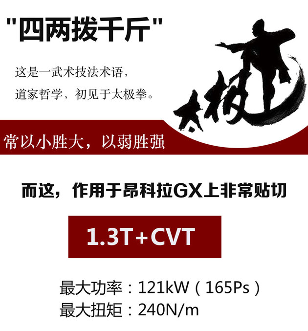 1.3T+CVT/看昂科拉GX如何“四两拨千斤”