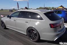 高尔夫和奥迪RS6是一个级别的吗？不比不知道，差距居然这么小！