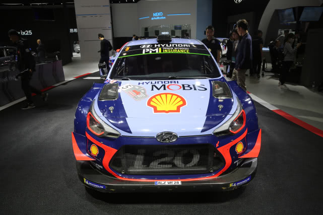 现代汽车N品牌 i20 WRC 拉力赛赛车，上海车展实拍！