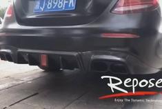 奔驰E200改装Repose全段阀门款排气