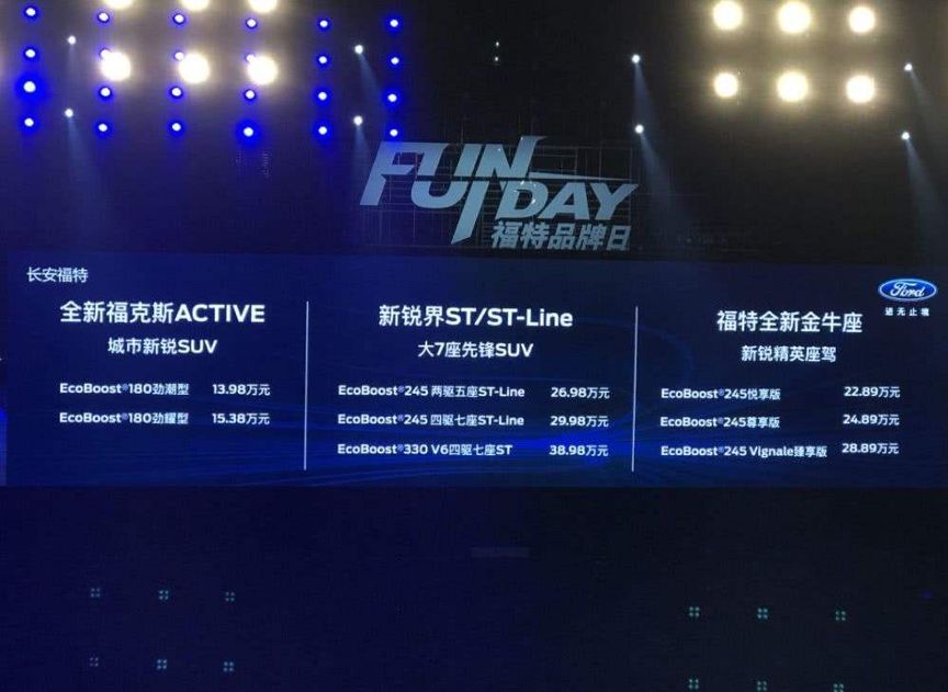 长安福特三箭齐发,为什么我们读出的是无奈?