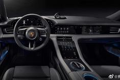 保时捷Taycan内饰出炉不光是屏多，连曲面屏都用上了......