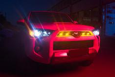 丰田超霸改灯改透镜案例分享北京改实体店解灯坊分享