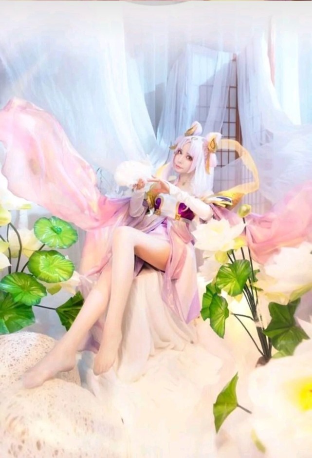 王者荣耀cos嫦娥 寒月,王者荣耀cos嫦娥 可爱 王者荣耀cos:寒月公主嫦娥,夜晚的太阳,保护着属于它的人