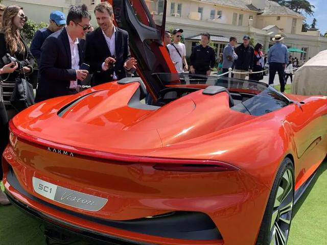 Karma汽车现代高科技与经典老爷车邂逅圆石滩
