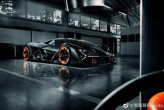 兰博基尼Terzo Millennio概念款，不得不说牛的设计语言太犀利了