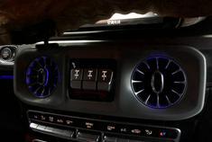 奔驰G63原厂64色出风口，随原厂氛围灯颜色变化而变化！