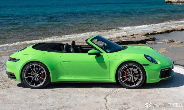 2020年保时捷911 Carrera S Cabriolet -蜥蜴绿色