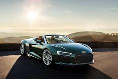 奥迪R8 V10 Spyder，完美的车身颜色！