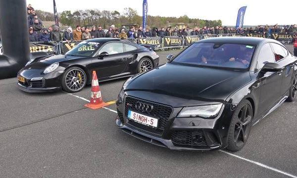 保时捷991涡轮增压S vs奥迪RS7