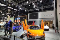 迈凯伦展台，这都是买不起的系列。