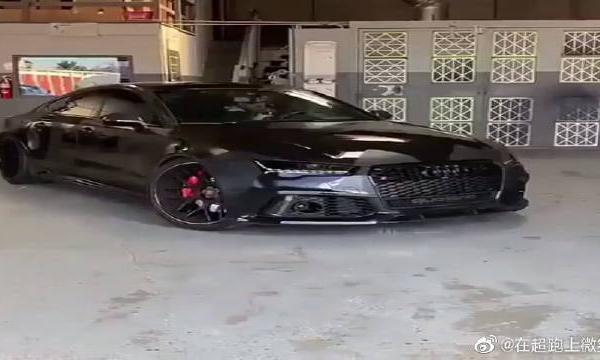 奥迪爆改超跑，这声浪简直炸裂！你喜欢这样改装车吗？