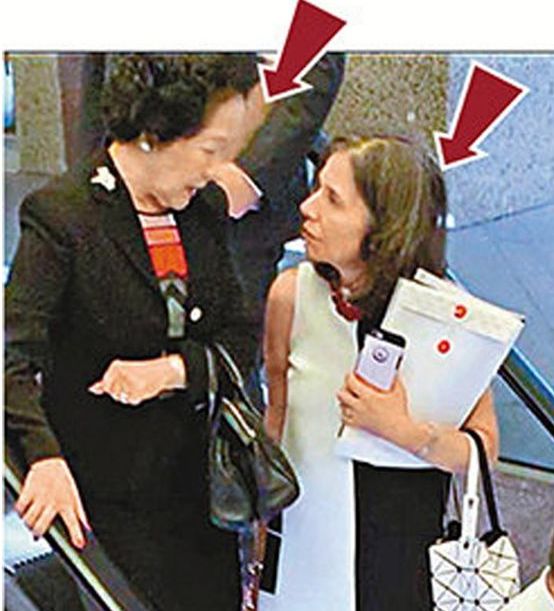 美国驻港澳总领事馆政治部主管Julie Eadeh于8月6日曾与陈方安生秘密见面。来源:大公网