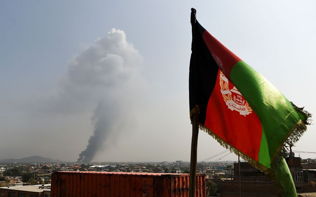 阿富汗首都喀布爾9月2日發生爆炸襲擊，塔利班宣稱負責。圖/視覺中國