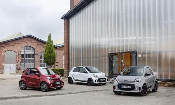 Smart电动小车改款 EQ fortwo、forfour法兰克福车展亮相