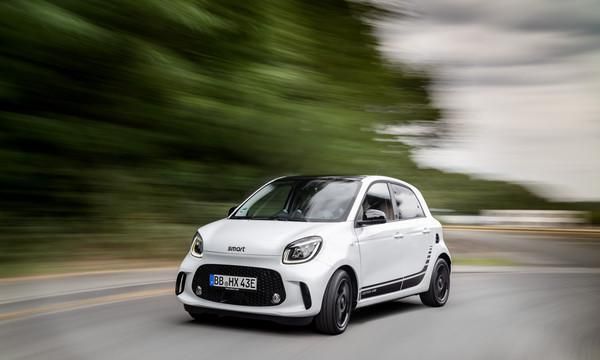 Smart电动小车改款 EQ fortwo、forfour法兰克福车展亮相